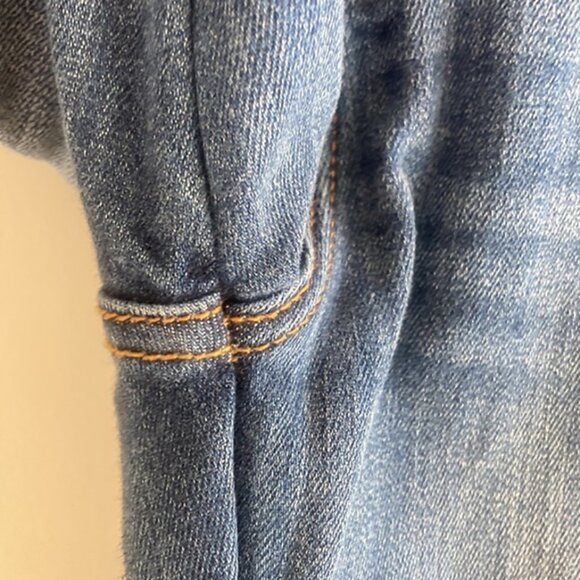 Driftwood Colette Embroidered Denim Boho Cropped Jeans - Picture 8 of 12